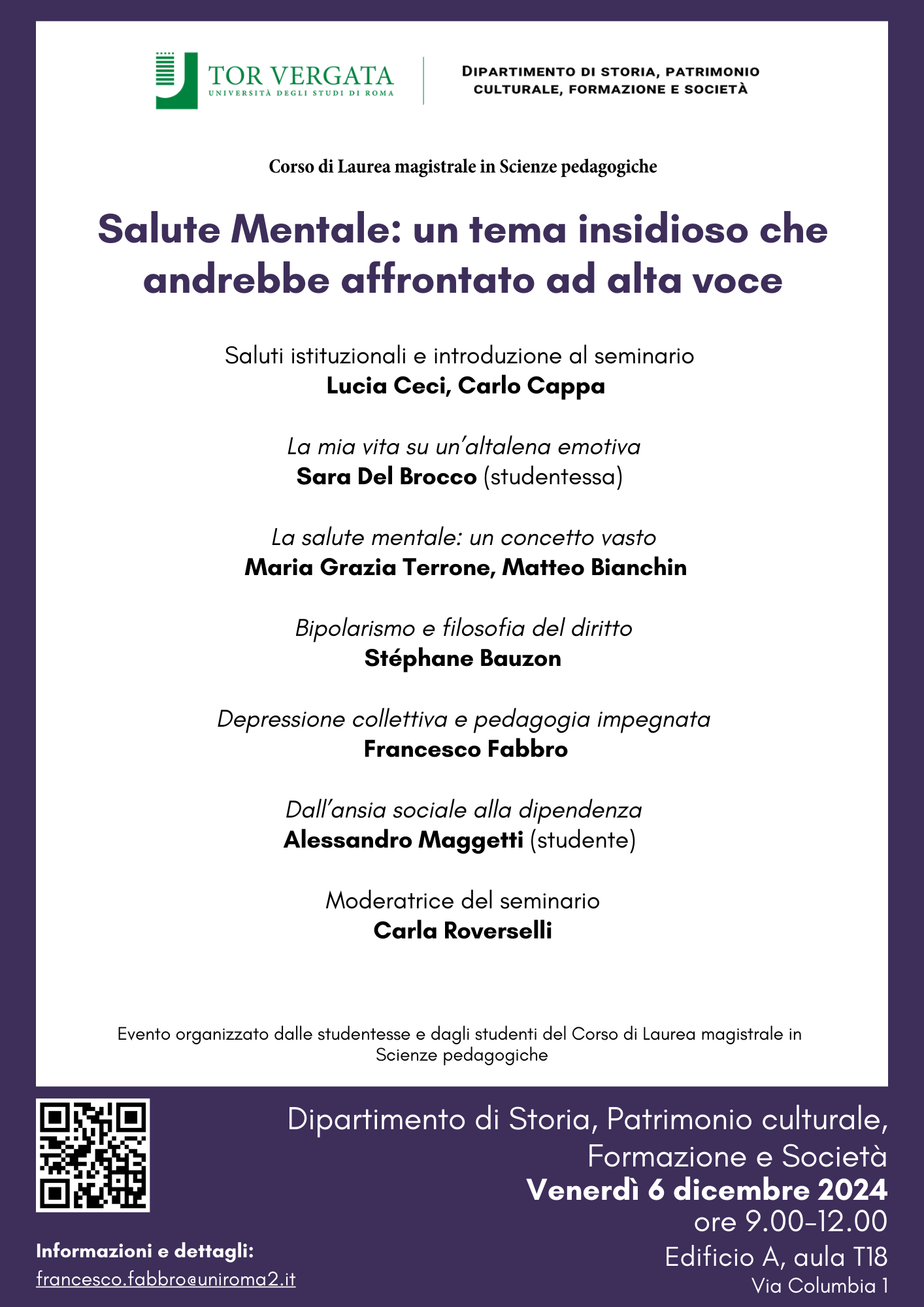 Salute Mentale: un tema insidioso che andrebbe affrontato ad alta voce