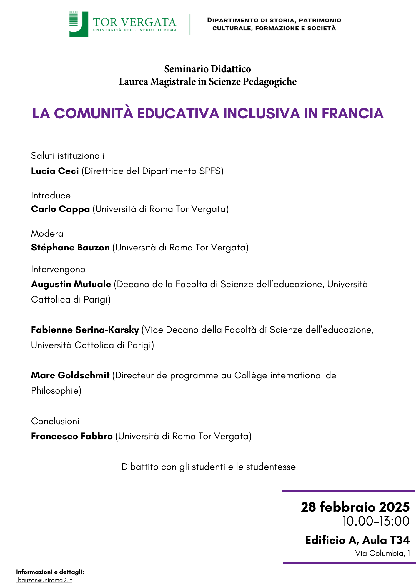 La comunità educativa inclusiva in Francia