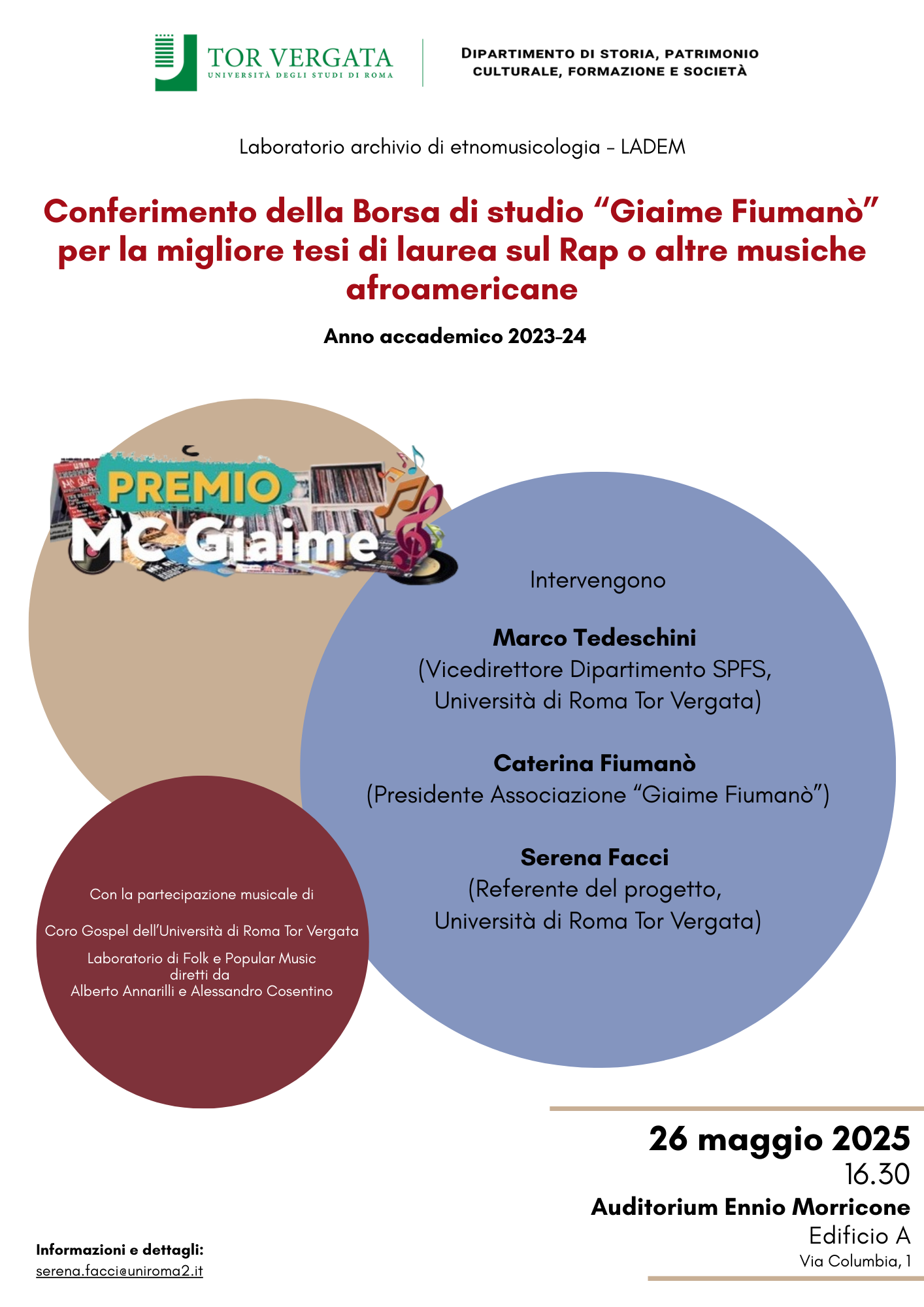 Borsa di studio “Giaime Fiumanò”