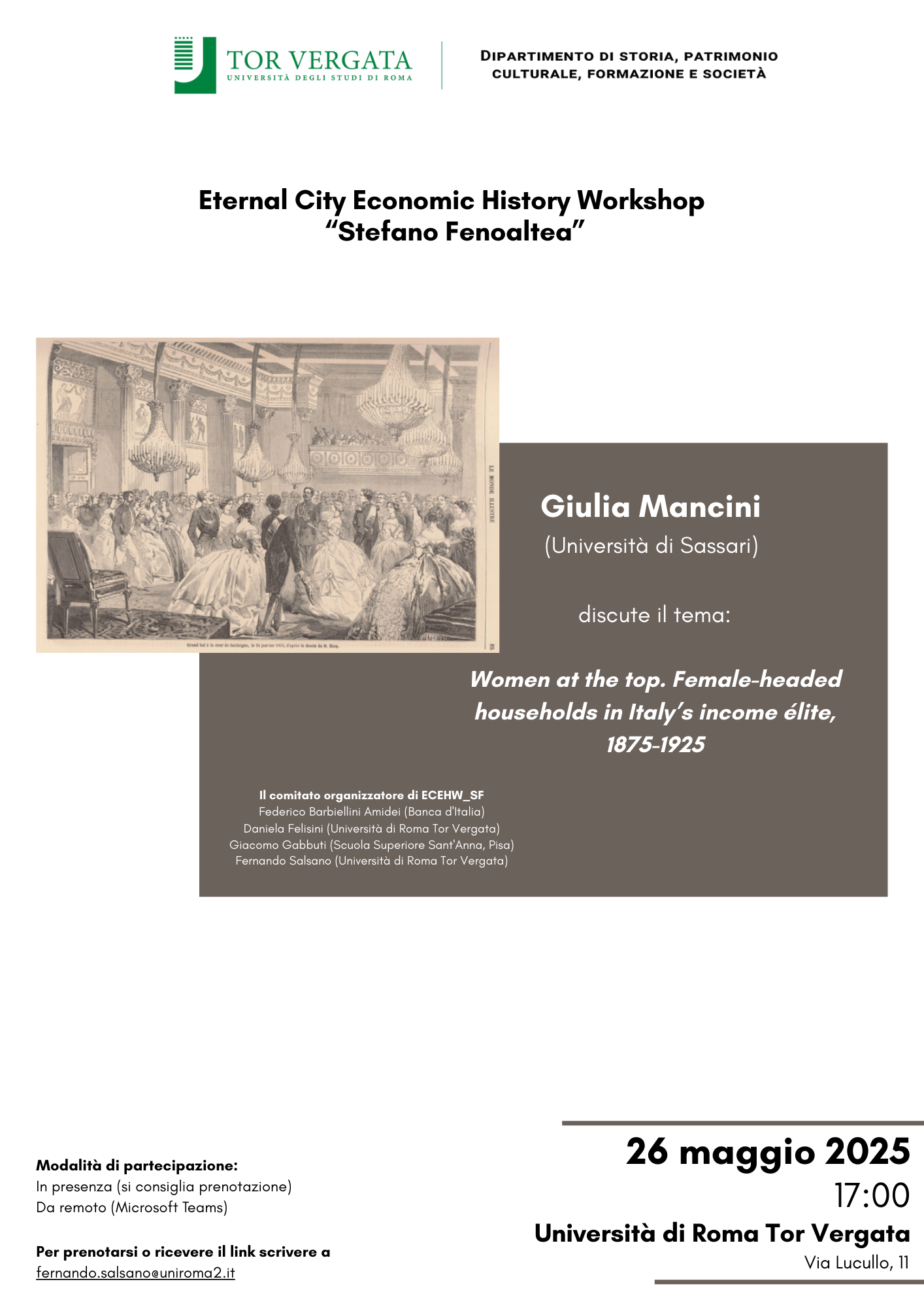Eternal City Economic History Workshop