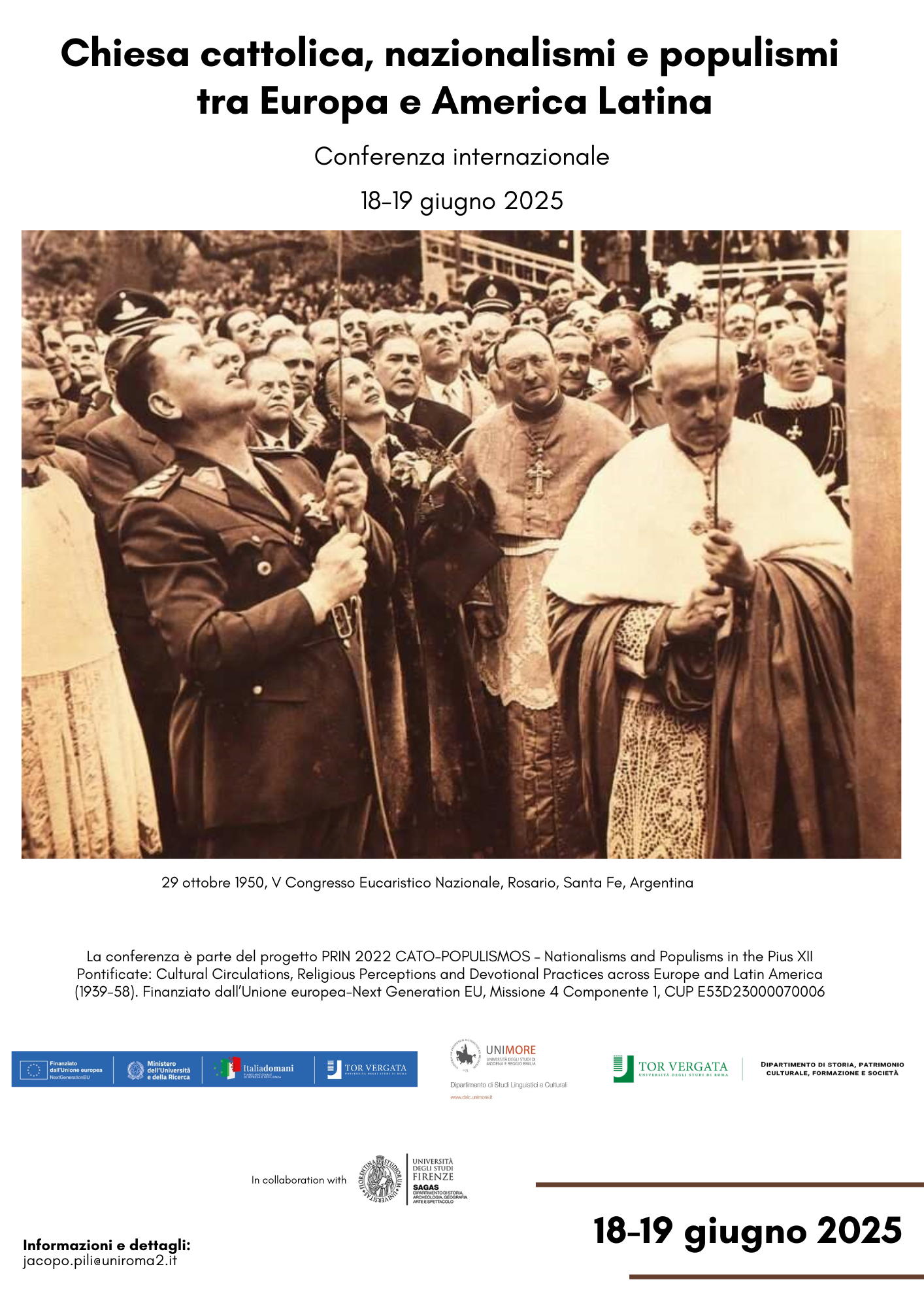 Chiesa cattolica, nazionalismi e populismi tra Europa e America Latina