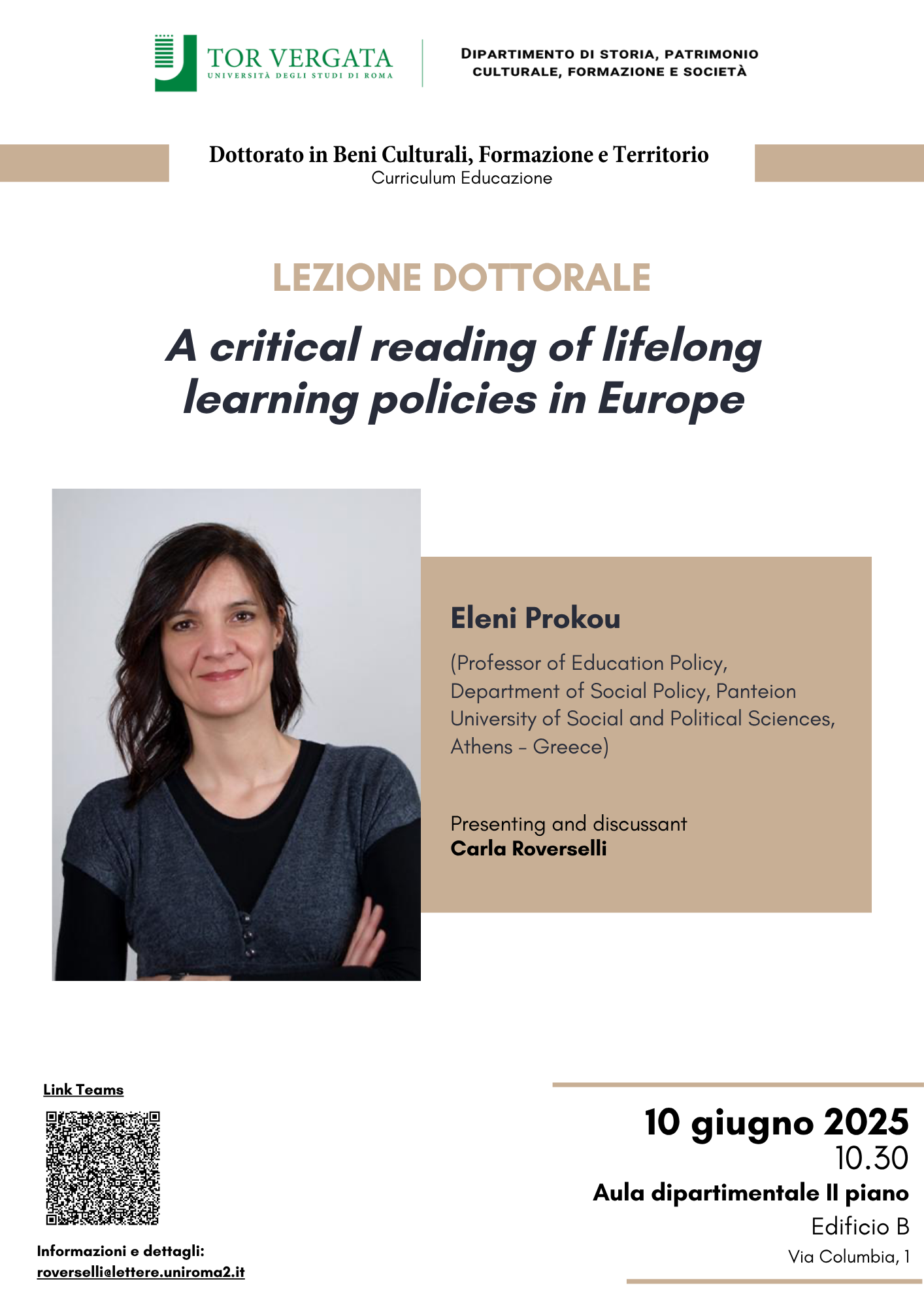 A critical reading of lifelong learning policies in Europe