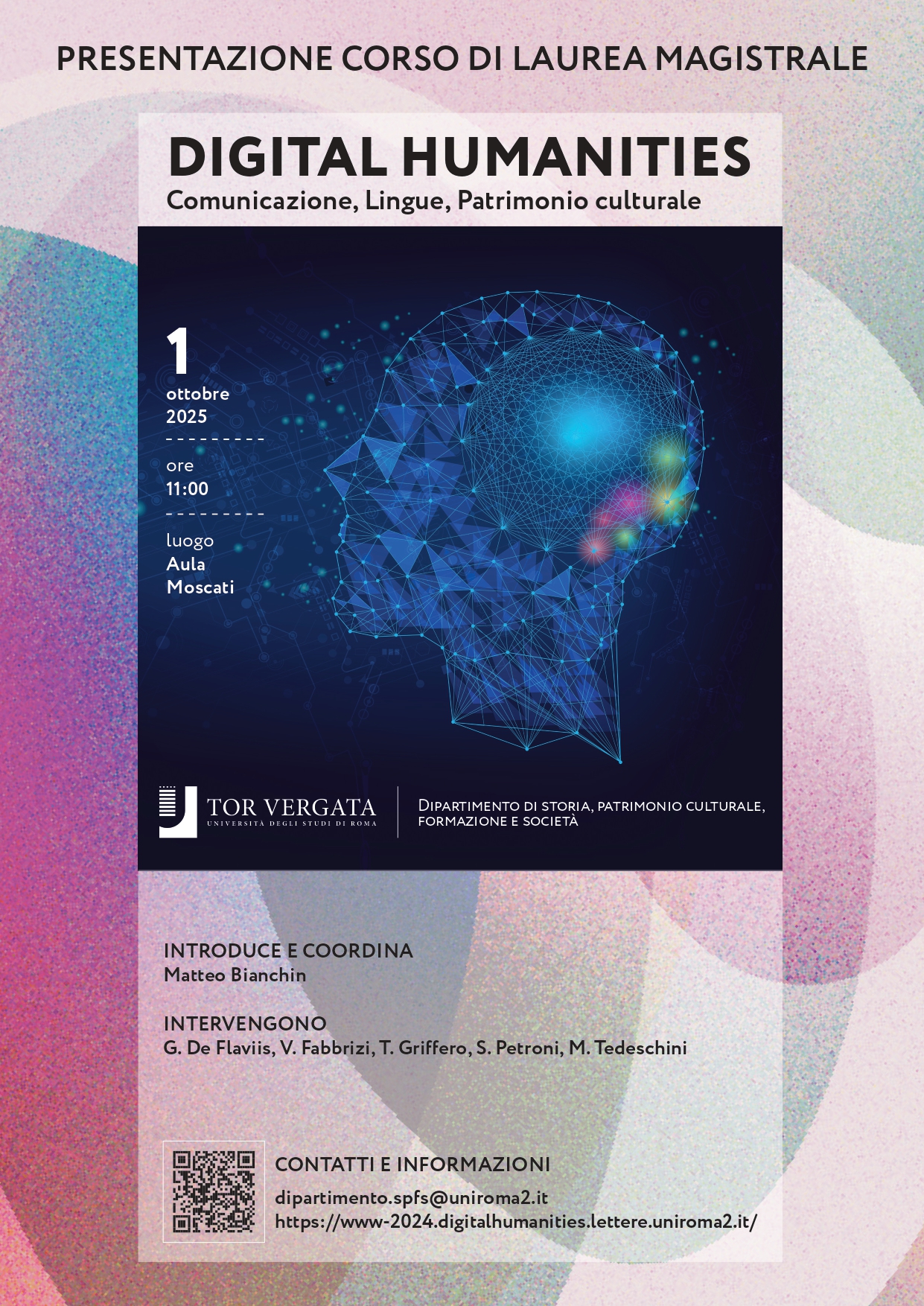 Presentazione Corso di Laurea in Digital Humanities