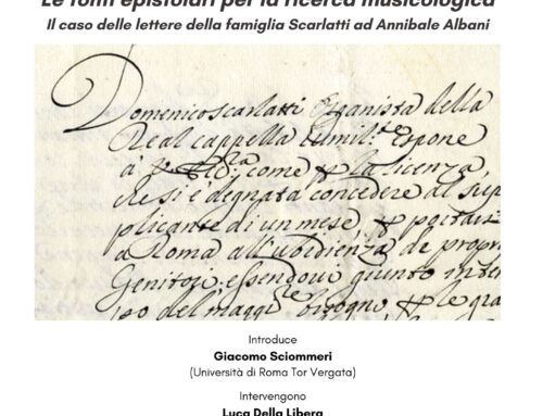 Le fonti epistolari per la ricerca musicologica