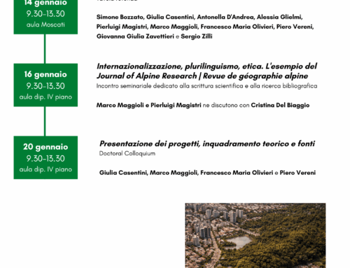 Seminari Beni culturali, Formazione e Territorio