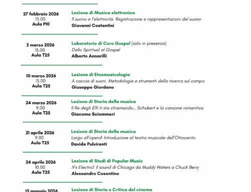 Lezioni aperte di musica e spettacolo