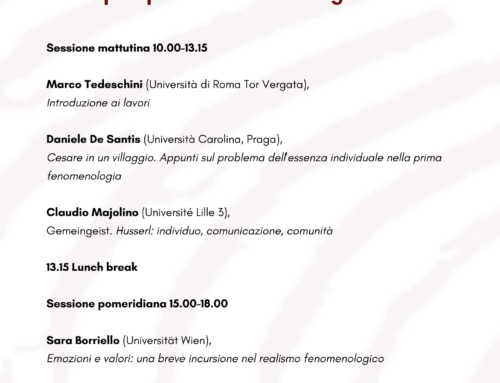 Individuo e valore: prospettive fenomenologiche